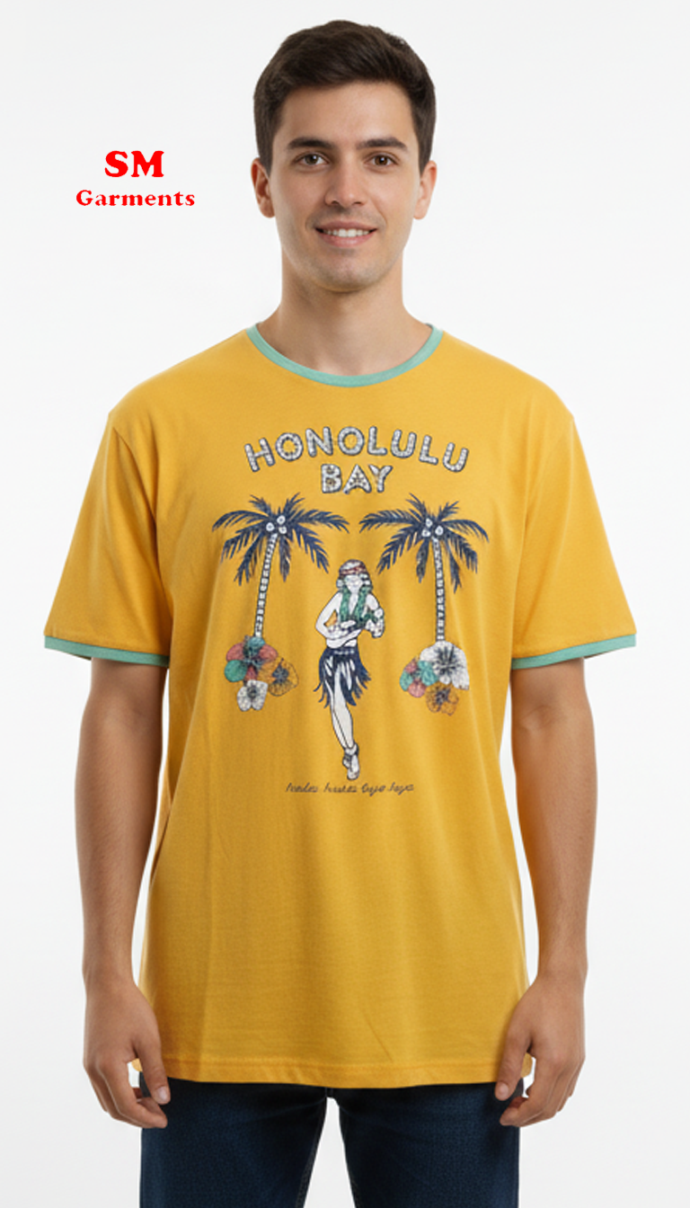 NORTH POLE MENS PRINTED T SHIRT