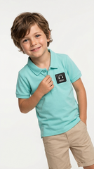 JUNIOR Boys Badge Polo Shirt