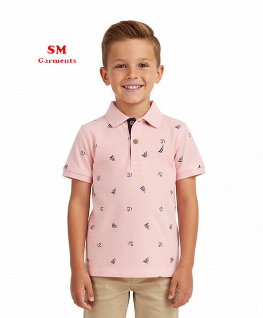 NTCA TODDLER BOY'S PRINTED POLO