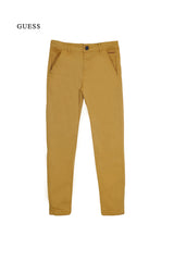 KIDS Slim Fit Chino Pants – Mustard Yellow
