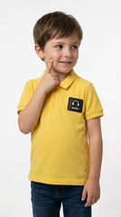 JUNIOR Boys Badge Polo Shirt