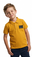 JUNIOR Boys Badge Polo Shirt
