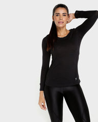 BODY WORK Long Sleeve T-Shirt (Black)