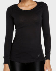 BODY WORK Long Sleeve T-Shirt (Black)