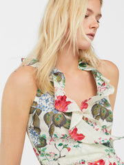 Women Floral Wrap Dress
