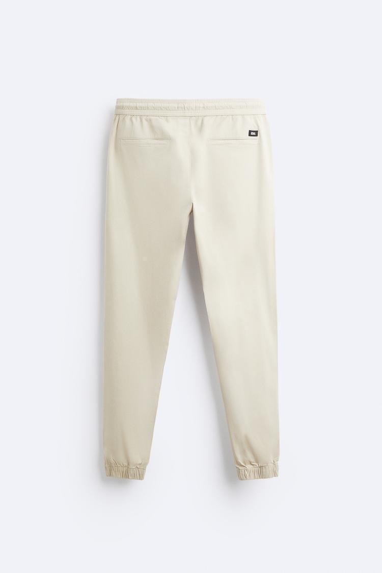 Jogger waist trousers