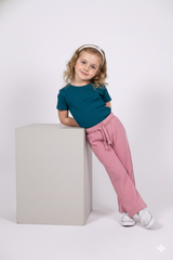 MAWI COLLECTION Girls Printed Pink Trouser