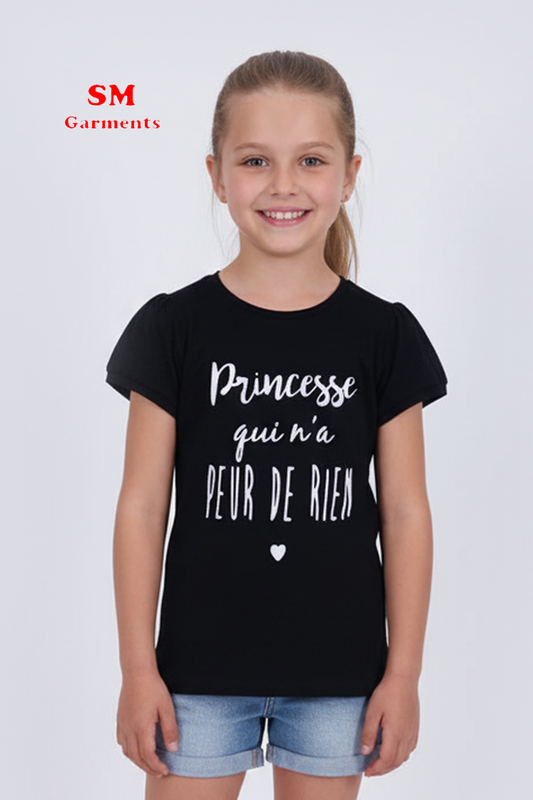 LH GIRLS PRINTED T SHIRT