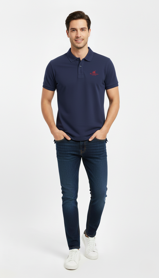 ROYAL COUNTY OF BERSHIRE POLO CLUB MENS LOGO BASIC POLO