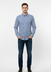 ONLY & SONS MENS FLORAL PRINTED SLIM FIT SHIRT