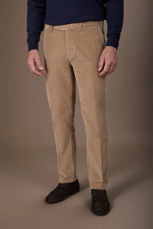 Doppelganger Men's Classic Trousers Velvet Regular Fit