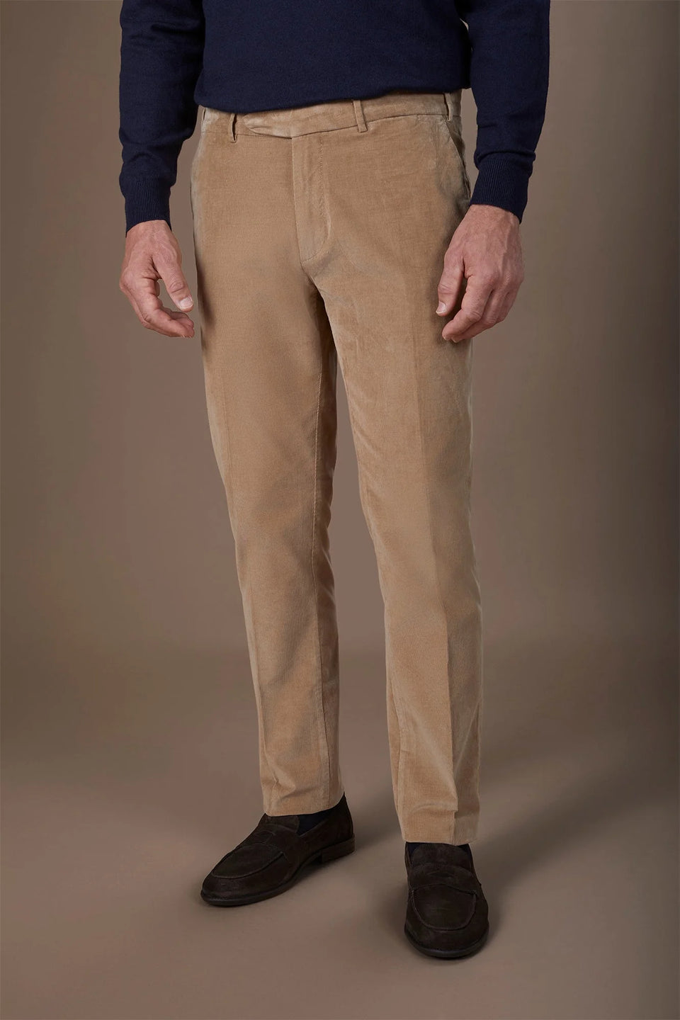 Doppelganger Men's Classic Trousers Velvet Regular Fit