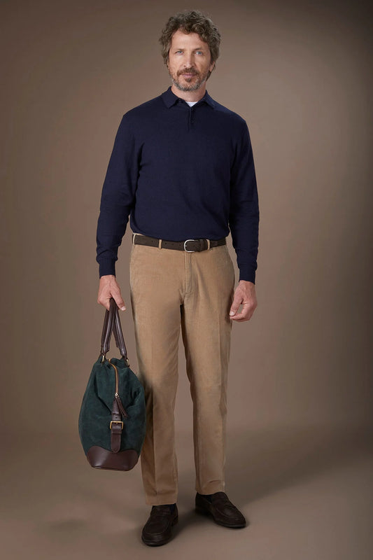 Doppelganger Men's Classic Trousers Velvet Regular Fit