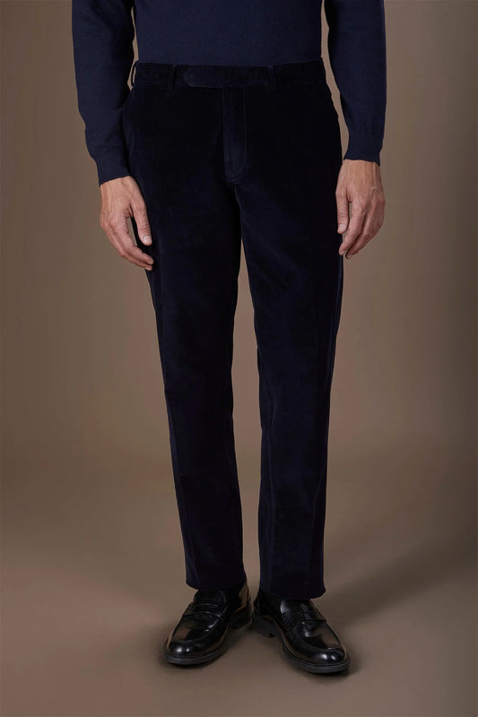 Doppelganger Men's Classic Trousers Velvet Regular Fit