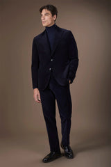 Doppelganger Men's Classic Trousers Velvet Regular Fit