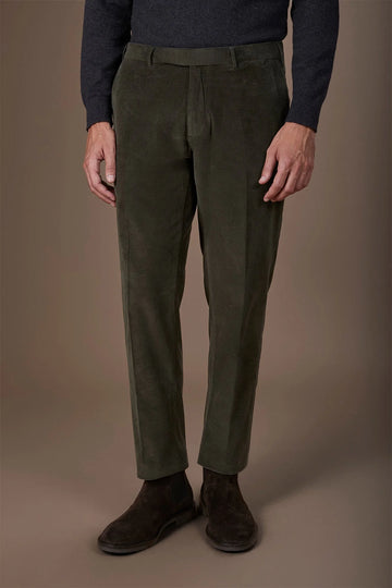 Doppelganger Men's Classic Trousers Velvet Regular Fit