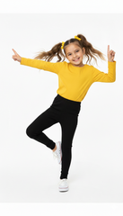 H&amp;M لڑکیاں ہلکی سبز بلیوں کی ٹانگیں 