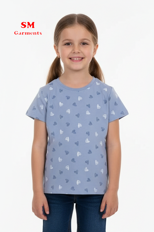COOL CLUB BABY HEART PRINTED TEE