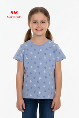 COOL CLUB BABY HEART PRINTED TEE