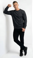 PB STWD Mens Textured CrewNeck Sweatshirt