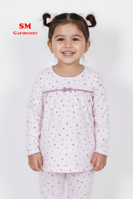 GEE JAY BABY PRINTED FULL SLEEVES T-SHIRT DRESS