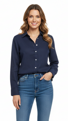BEVERLY HILLS POLO CLUB WOMENS LOGO SHIRT
