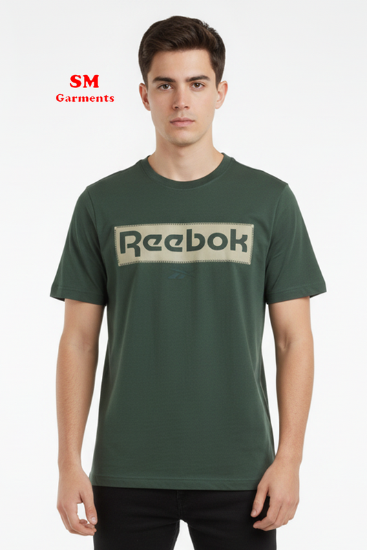 REB MEN'S LOGO PRINTED T-SHIRT