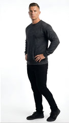 PB STWD Mens Textured CrewNeck Sweatshirt