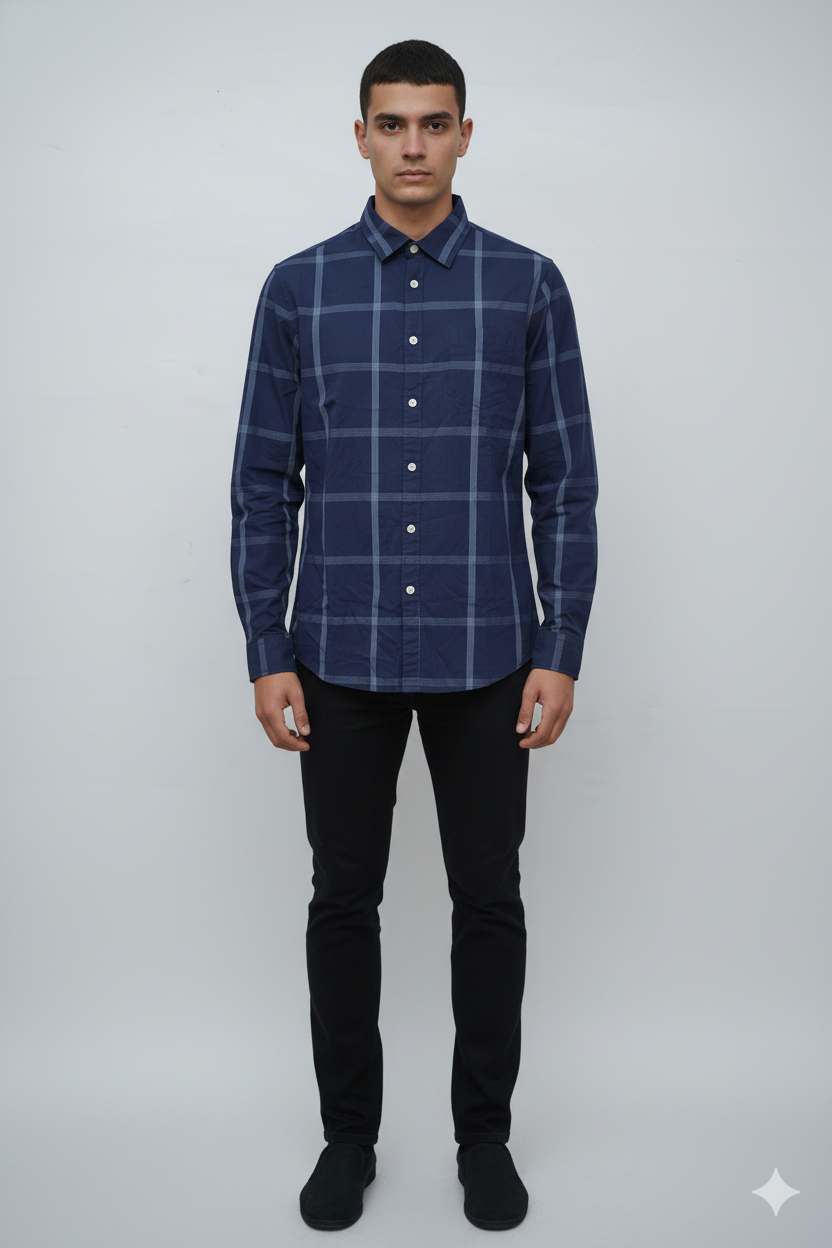 CEL MEN CHECKERED SHIRT