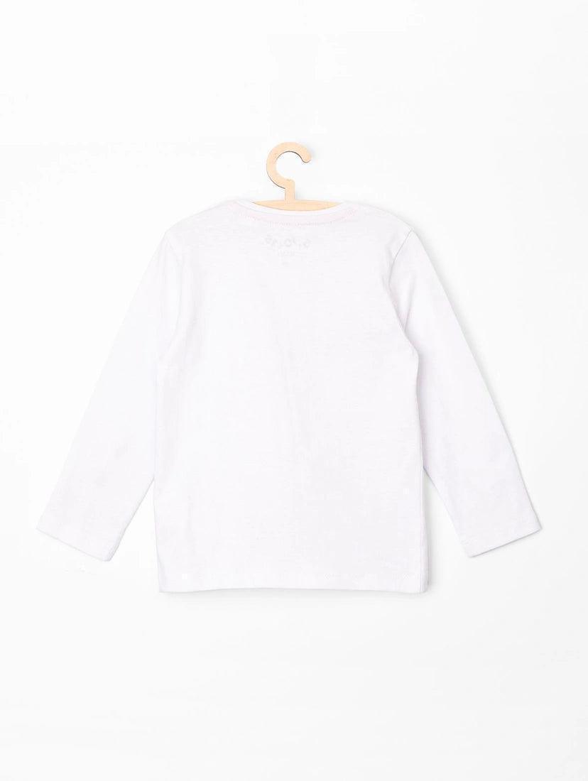 Girls' cotton long sleeve tees