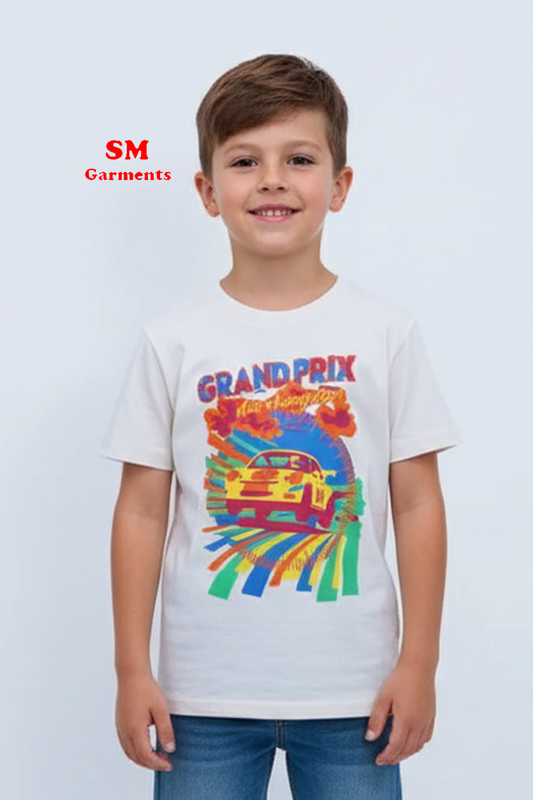 MOHONA Front Printed Boys T-Shirt