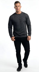 PB STWD Mens Textured CrewNeck Sweatshirt