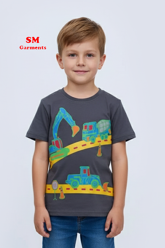 MOHONA Front Printed Boys T-Shirt