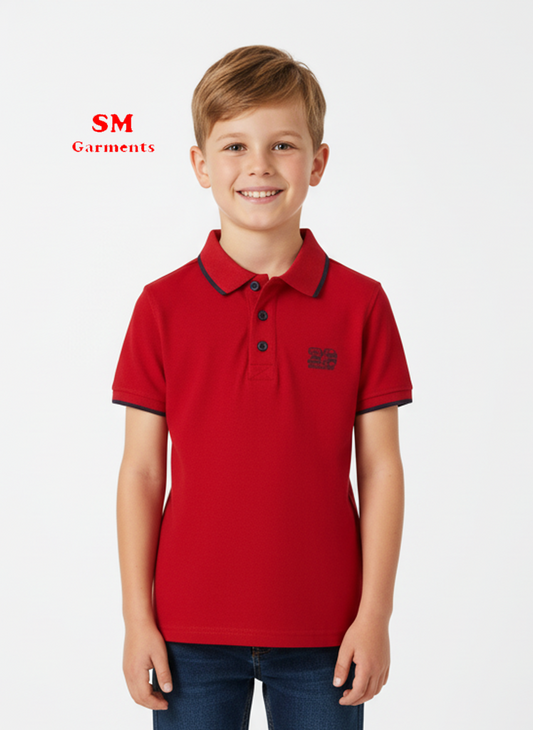 VERTBAUDET Boys Piqué Knit Polo