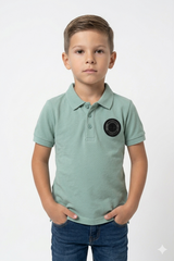 JUNIOR Boys Badge Polo Shirt
