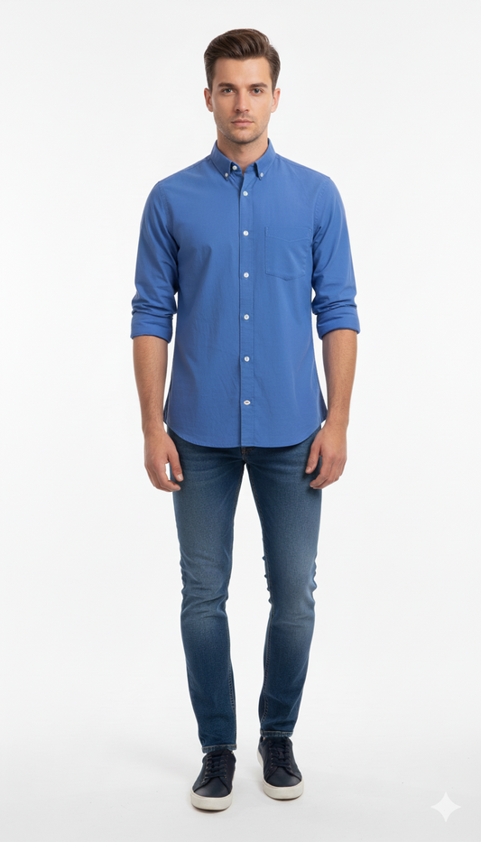 NXT MENS BASIC BUTTON DOWN SHIRT