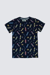 Graphic Print Boy's T-shirt