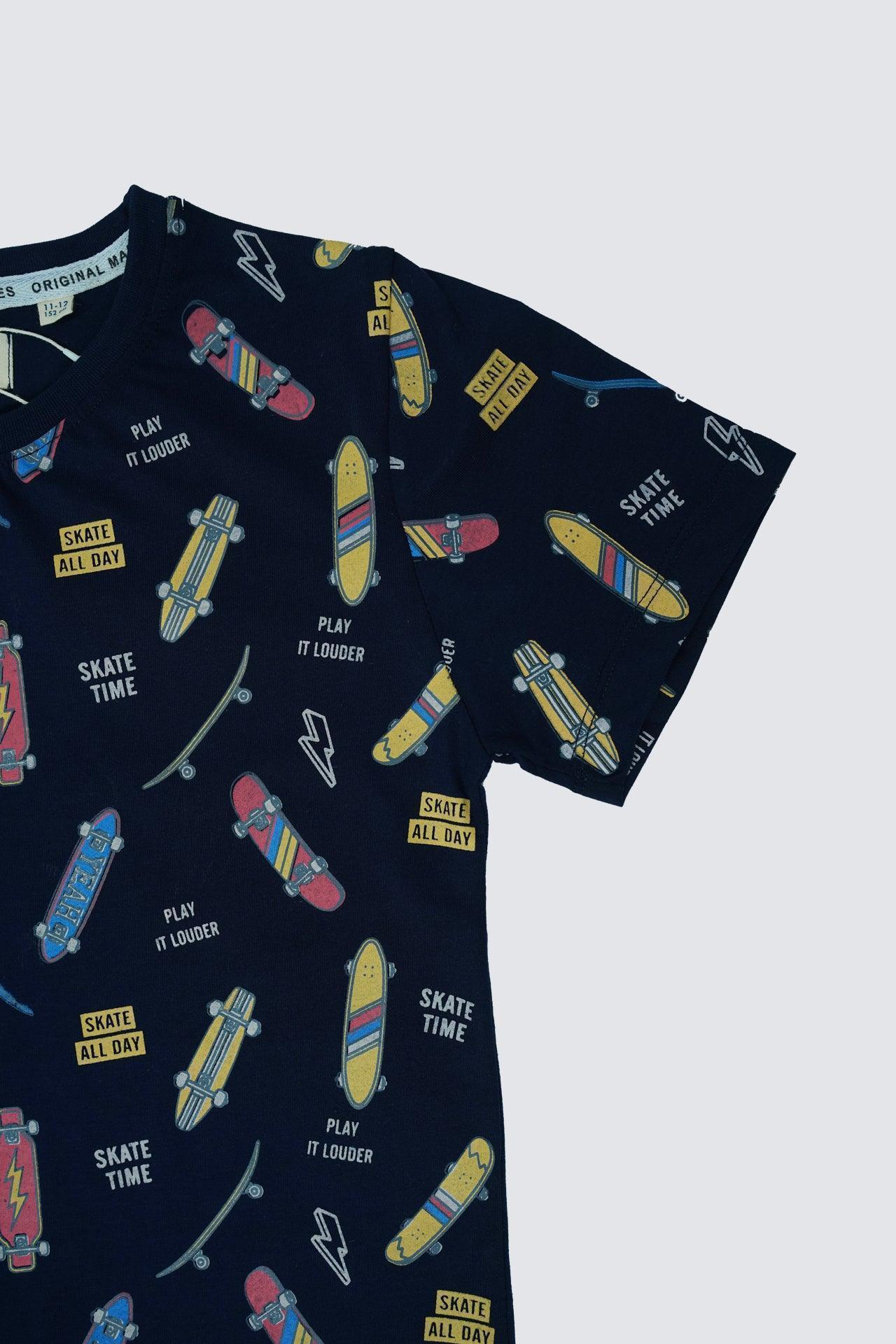 Graphic Print Boy's T-shirt