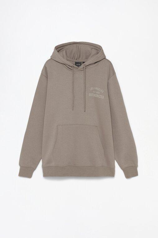 lefties printed hooded sweatshirt