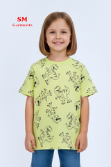 DU PAREIL Dino Printed T Shirt