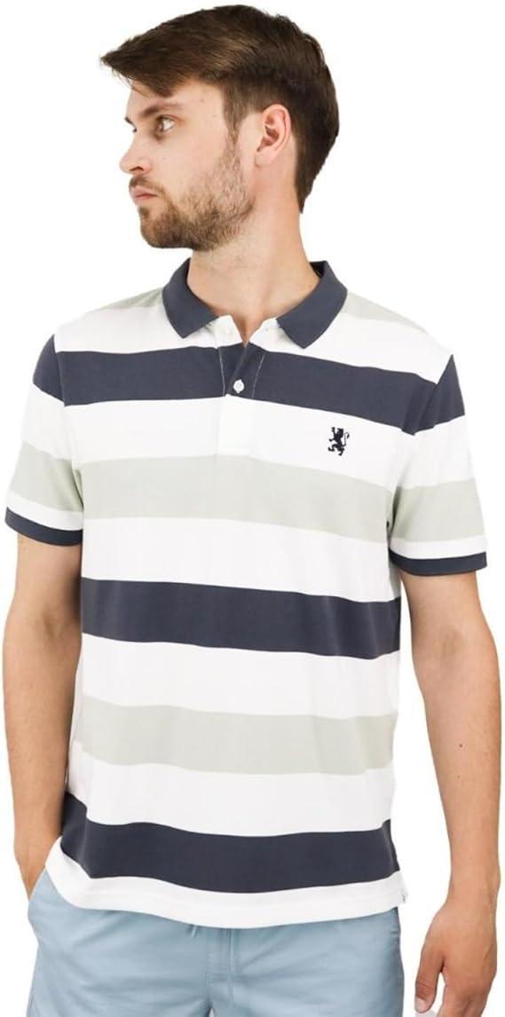 Small lion stripe polo