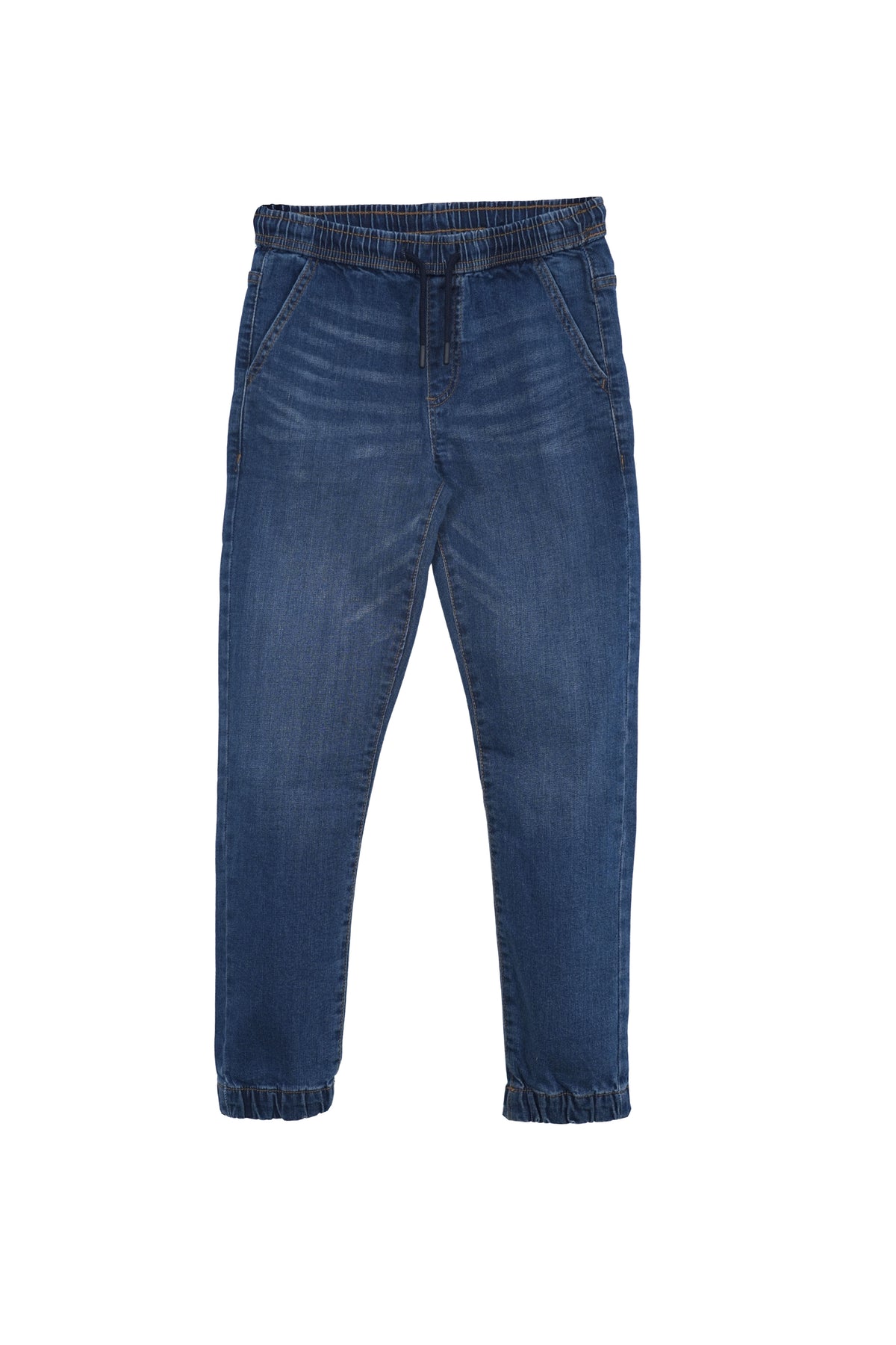 Boys' Dark-Wash Jogger Jeans