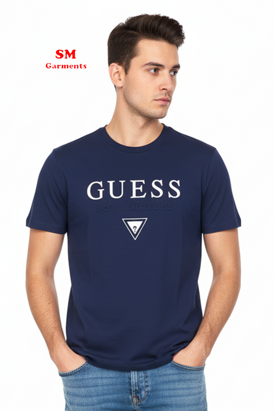 لاس اینجلس فرنٹ پرنٹ شدہ لوگو ٹی شرٹ