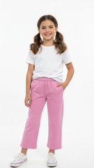 ZR GIRLS BASIC WIDELEG TROUSER
