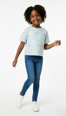 M&S Girls Impossible is Possible Metallic Print T Shirt