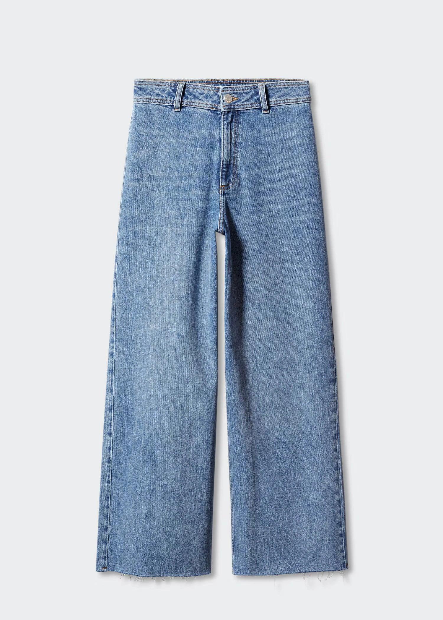 MANGO Catherin Culotte High-Rise Jeans