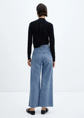 MANGO Catherin Culotte High-Rise Jeans