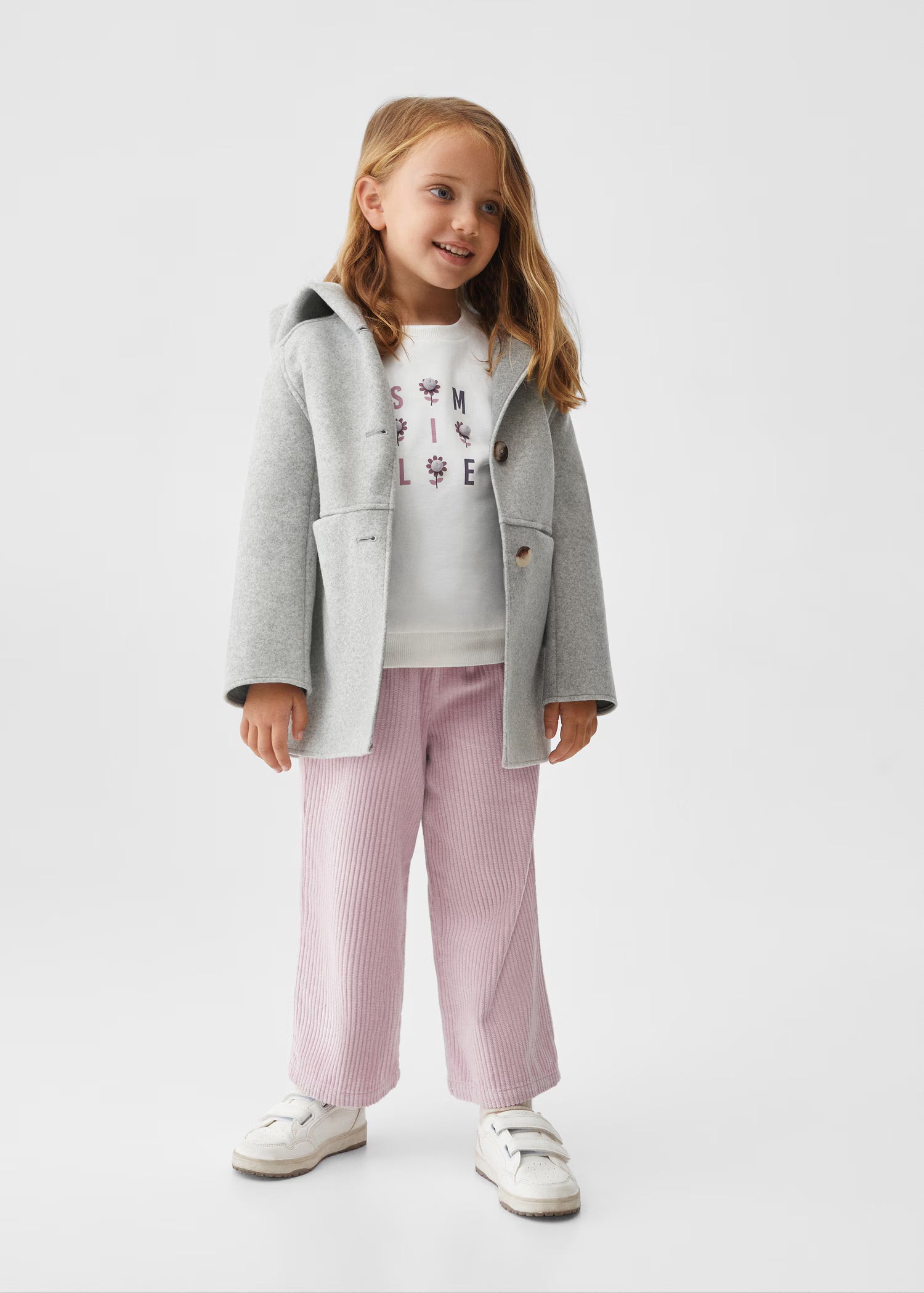 MANGO KIDS Printed message sweatshirt