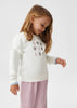 MANGO KIDS Printed message sweatshirt