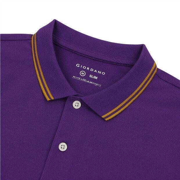 Tipping collar Lycra Solid Polo